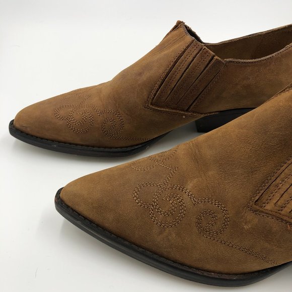 Guess Georges Marciano Leather Boots Booties 6.5 - Picture 3 of 7